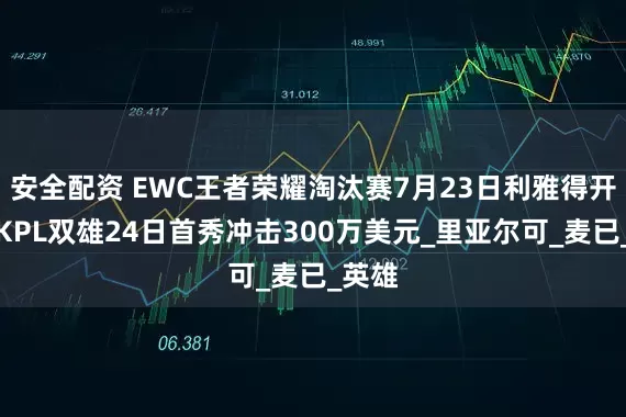 安全配资 EWC王者荣耀淘汰赛7月23日利雅得开战，KPL双雄24日首秀冲击300万美元_里亚尔可_麦已_英雄